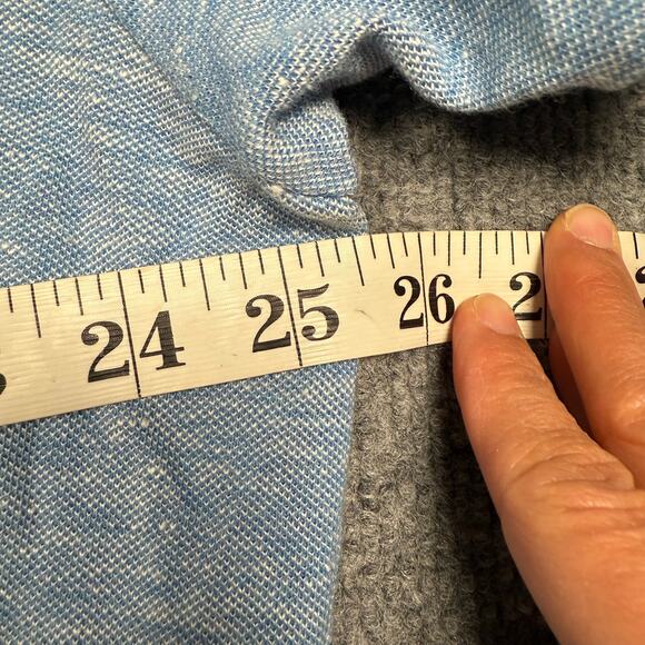 Lacoste Mens Size 4XL Regular Fit Polo Shirt Light Blue Linen Cotton Blend Golf - Picture 7 of 7